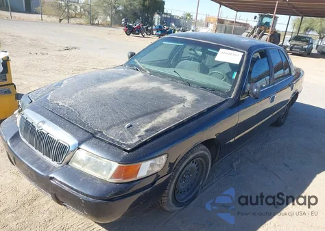 2000 Mercury Grand Marquis Gs z USA, uszkodzony, nr VIN 2MEFM74W2YX644424